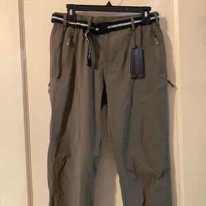 New with tags NATUVENIX Hiking Pants for Men Water Resistant Travel Stretch Work